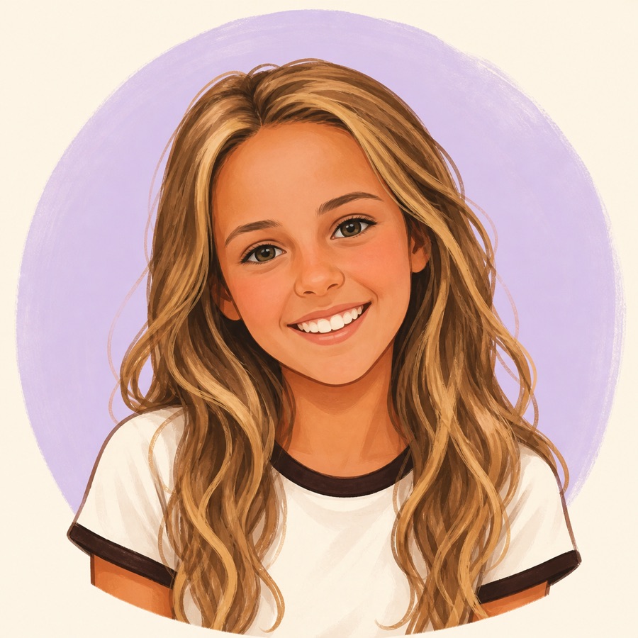 Cartoon portrait of Zahara